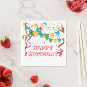 Birthday Paper Napkins Serviette (Beispiel)
