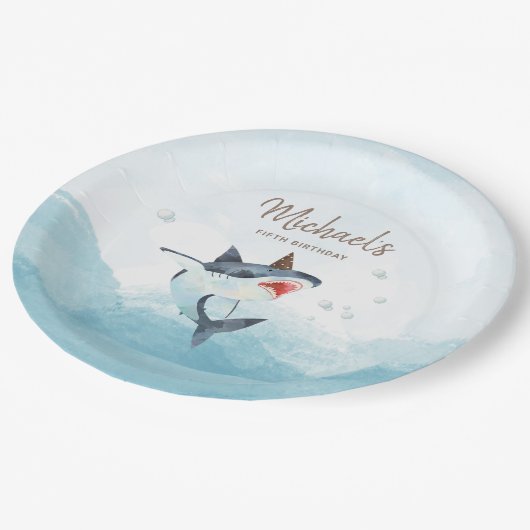 Birthday Paper Plate Pappteller (Schrägansicht)