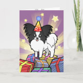 Birthday Papillon Karte (Vorderseite)