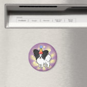 Birthday Papillon Magnet (In Situ (Geschirrspüler))