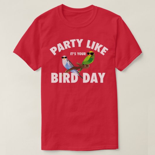 Birthday Parakeet Parrot Bird Quacker Lover Gesche T-Shirt (Design vorne)