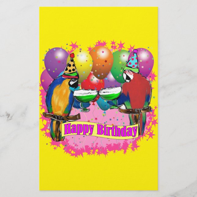 BIRTHDAY PARROTS (Vorderseite)
