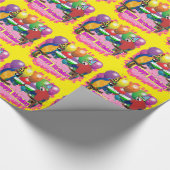 BIRTHDAY PARROTS GESCHENKPAPIER (Ecke)