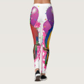 Birthday Parrots Leggings (Rückseite)