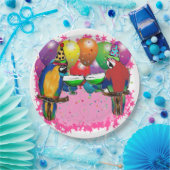 BIRTHDAY PARROTS PAPPTELLER (Party)
