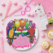 BIRTHDAY PARROTS PAPPTELLER (Party)