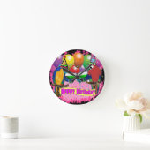 BIRTHDAY PARROTS RUNDE WANDUHR (Zuhause)