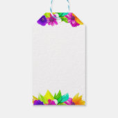 Birthday Party Afroamerikanisches Mädchen Personal Geschenkanhänger (Rückseite)