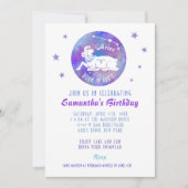 Birthday Party Aries Ram Constellation Stars Einladung (Vorderseite)