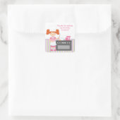 Birthday Party Aufkleber Rotes Haar backen (Tasche)