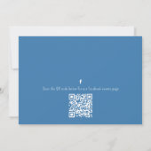 Birthday Party Ballons Confetti QR Code Facebook Einladung (Rückseite)