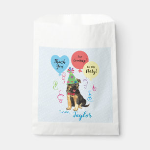 Birthday Party Ballons German Shepherd Gefallen Be Geschenktütchen