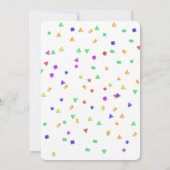 Birthday Party Balloons Invitation Einladung (Rückseite)