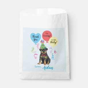 Birthday Party Balloons Rottweiler Gefallen Bag Geschenktütchen