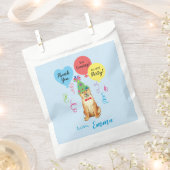 Birthday Party Balloons Shiba Inu Geschenktütchen (Ausgeschnitten)