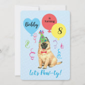 Birthday Party Balloons Tervuren Einladung (Vorderseite)