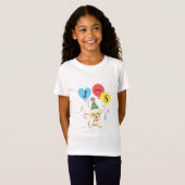 Birthday Party Balloons Toy Poodle T-Shirt (Vorne ganz)