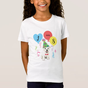 Birthday Party Balloons Westie T - Shirt