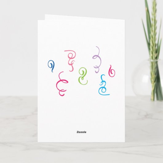 Birthday Party Balloons Wheaten Terrier Card Karte (Rückseite)