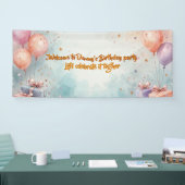 Birthday party banner (Messe)