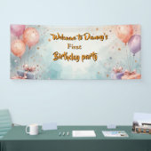 Birthday party banner (Messe)