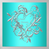 Birthday Party Banners Posters Poster (Vorne)