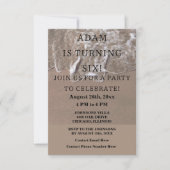 Birthday Party Beach Nautical Custom Trendy Cool Einladung (Vorderseite)