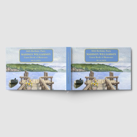 Birthday Party Bergsee Dock Wilhelm Tell Gästebuch (Voll)