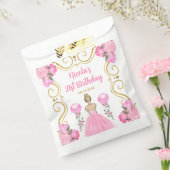 Birthday Party Blonde Princess in Pink Geschenktütchen (Versiegelt)