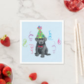 Birthday Party Bouvier des Flandres Napkins Serviette (Beispiel)