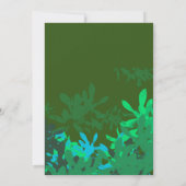 Birthday Party Boy Chameleon, Eidechse, Frosch Einladung (Rückseite)