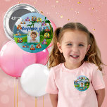 Birthday Party Button Spooky Baby Dino Thema<br><div class="desc">Geburtstagsparty Buttons in einem Spooky Baby Dino Thema, jeder Knopf ist ein lustiges und festliches Accessoire, das den spielerischen Geist der Feier einfängt. Die Knöpfe sind farbenfroh gestaltet und zeigen bezaubernde Babydinosaurier.In der Mitte jedes Knopfes fügt ein individuelles Foto des Geburtstagskindes eine persönliche Touch hinzu, die durch das knuddelige Kinderspiel...</div>