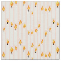 Birthday party candles peach