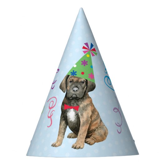 Birthday Party Cane Corso Party Hat Partyhütchen (Vorderseite)