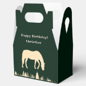 Birthday Party der Silhouette Ross Forest Trees Geschenkschachtel (Geöffnet)