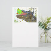 Birthday Party Dinosaur Briefpapier (Stehend Vorderseite)