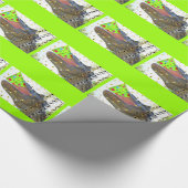 Birthday Party Dinosaur Geschenkpapier (Ecke)