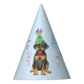 Birthday Party Doberman Party Hat Partyhütchen (Vorderseite)