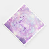 Birthday Party Einicorage Paper Napkin Serviette (Ecke)