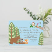 Birthday Party Einladung (Stehend Vorderseite)