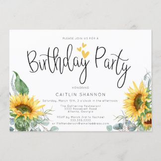 Birthday Party Einladung