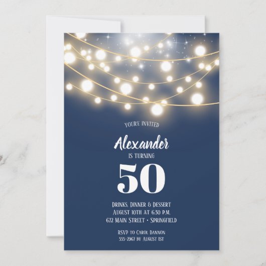 Birthday Party Einladung (Vorderseite)