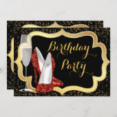 Birthday Party Einladung (Vorne/Hinten)