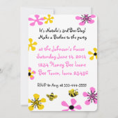 Birthday Party Einladung (Rückseite)