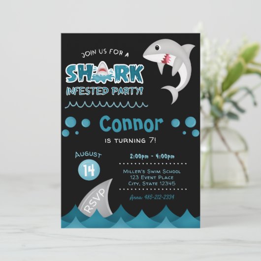 Birthday Party Einladung (Stehend Vorderseite)