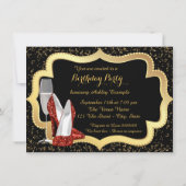 Birthday Party Einladung (Rückseite)