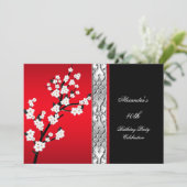 Birthday Party Einladung (Stehend Vorderseite)