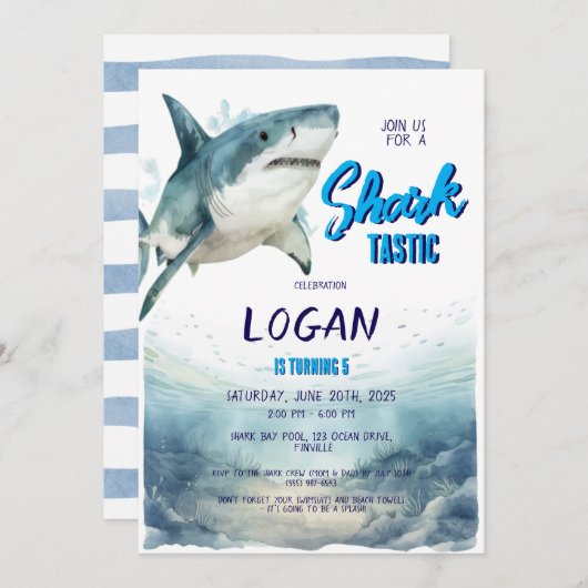 Birthday Party Einladung (Vorne/Hinten)