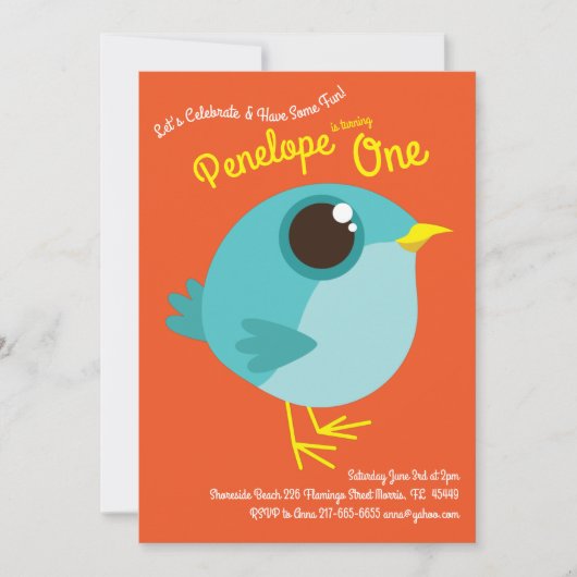 Birthday Party Einladung (Vorderseite)