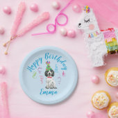 Birthday Party English Cocker Spanisch Paper Plate Pappteller (Party)